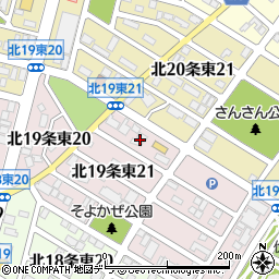 北海道札幌市東区北１９条東21丁目4周辺の地図