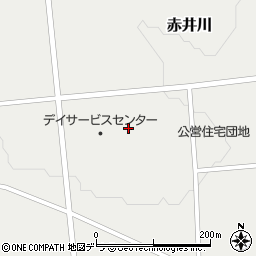 赤井川村役場　ディサービスセンター周辺の地図