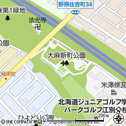 北海道江別市元野幌306周辺の地図