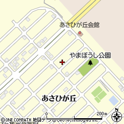 北海道江別市あさひが丘18-18周辺の地図