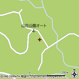 釧路市山花公園オートキャンプ場周辺の地図