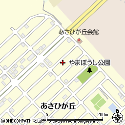 北海道江別市あさひが丘18-4周辺の地図