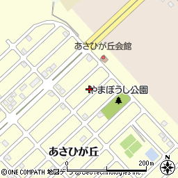 北海道江別市あさひが丘18-15周辺の地図
