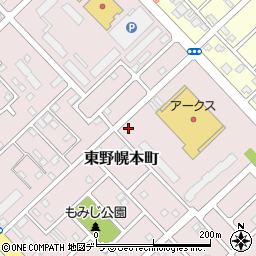 フラワーショップいしざかビックハウス野幌店周辺の地図