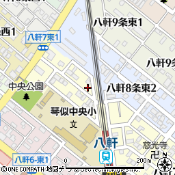 北海道札幌市西区八軒７条東1丁目3-3周辺の地図