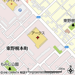 北洋銀行スーパーアークス野幌店 ＡＴＭ周辺の地図