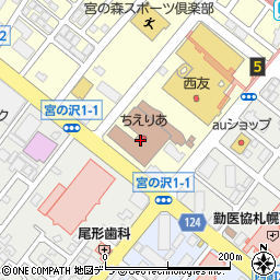 札幌市生涯学習センター　ちえりあホール周辺の地図