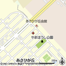 北海道江別市あさひが丘18-8周辺の地図
