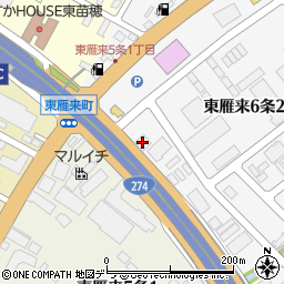 株式会社ユニマットライフレンタル札幌営業所周辺の地図