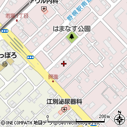 北海道江別市東野幌本町17周辺の地図