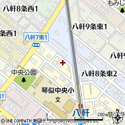 北海道札幌市西区八軒７条東1丁目3-16周辺の地図