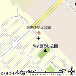 北海道江別市あさひが丘18-10周辺の地図