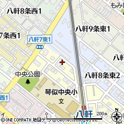北海道札幌市西区八軒７条東1丁目3-14周辺の地図