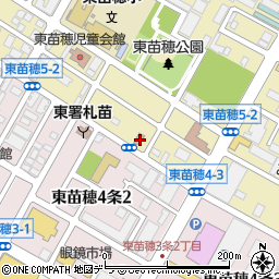 札幌東苗穂五条郵便局周辺の地図