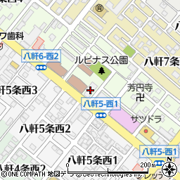 市営住宅八軒団地周辺の地図