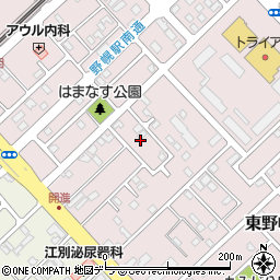 北海道江別市東野幌本町16周辺の地図