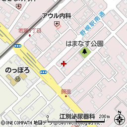 北海道江別市東野幌本町12周辺の地図