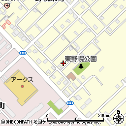 北海道江別市野幌東町51-6周辺の地図