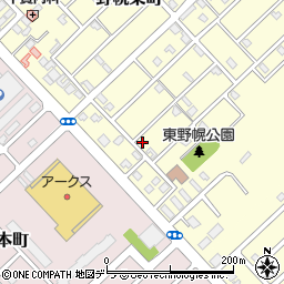 北海道江別市野幌東町51-8周辺の地図