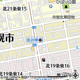 渡辺パイプ札幌東営業所周辺の地図