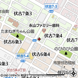 札幌伏古郵便局周辺の地図