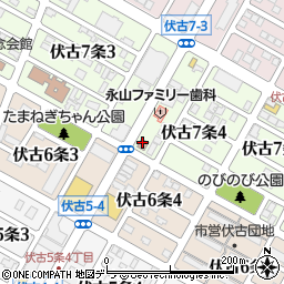札幌伏古郵便局周辺の地図