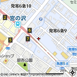 串鳥　宮の沢駅前店周辺の地図