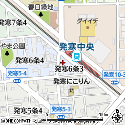 有限会社ベーカリーベル　発寒中央駅店周辺の地図