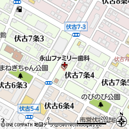 永山ファミリー歯科クリニック周辺の地図
