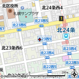 こどもサポート教室クラ・ゼミ　札幌北２４条校周辺の地図