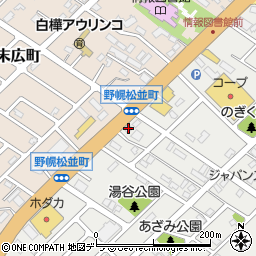 トヨタレンタリース新札幌野幌店周辺の地図