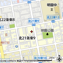 札幌芸宣周辺の地図