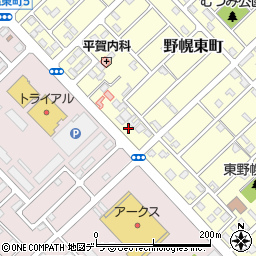 北海道江別市野幌東町30-9周辺の地図