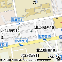 財務局幌北住宅５０３号棟周辺の地図