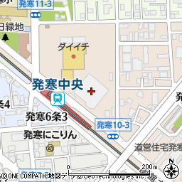 株式会社ほくやく　札幌西業務センター周辺の地図