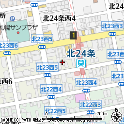 北海道第一ホテルサッポロ周辺の地図