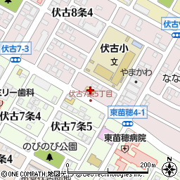 セブンイレブン札幌伏古８条店周辺の地図