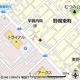 北海道江別市野幌東町30-2周辺の地図