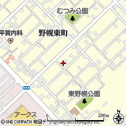 北海道江別市野幌東町48-7周辺の地図