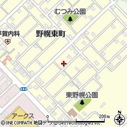 北海道江別市野幌東町48-6周辺の地図