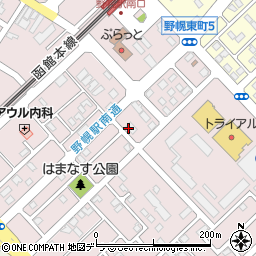 北海道江別市東野幌本町8周辺の地図