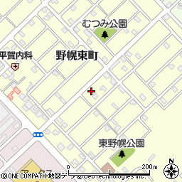 北海道江別市野幌東町48-9周辺の地図