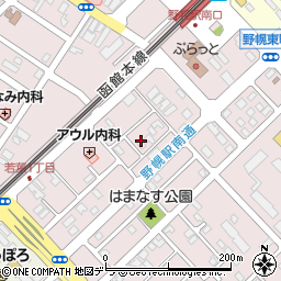 北海道江別市東野幌本町4周辺の地図