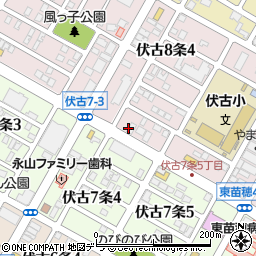 とんかつ 玉藤伏古店周辺の地図