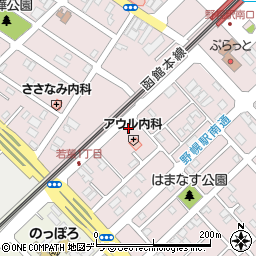 茶話本舗デイサービス野幌周辺の地図