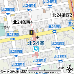 北海道銀行北二十四条支店 ＡＴＭ周辺の地図