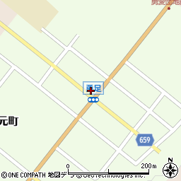 北海道本別町（中川郡）勇足元町周辺の地図