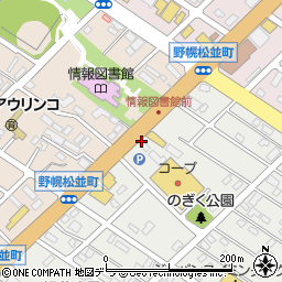 牛角 野幌店周辺の地図