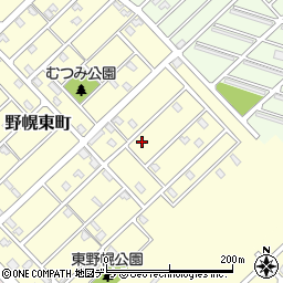 北海道江別市野幌東町44-13周辺の地図