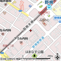 ミライフ北海道株式会社　江別出張所周辺の地図